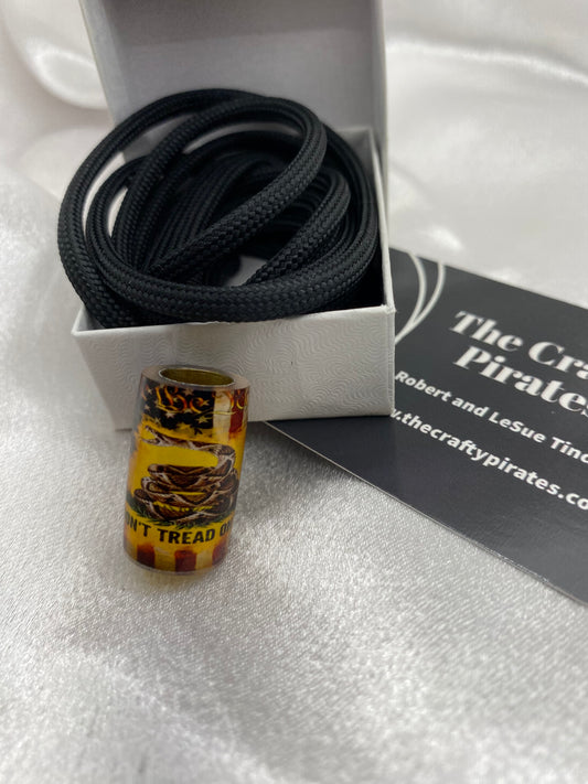 Gadsden Flag EDC Bead