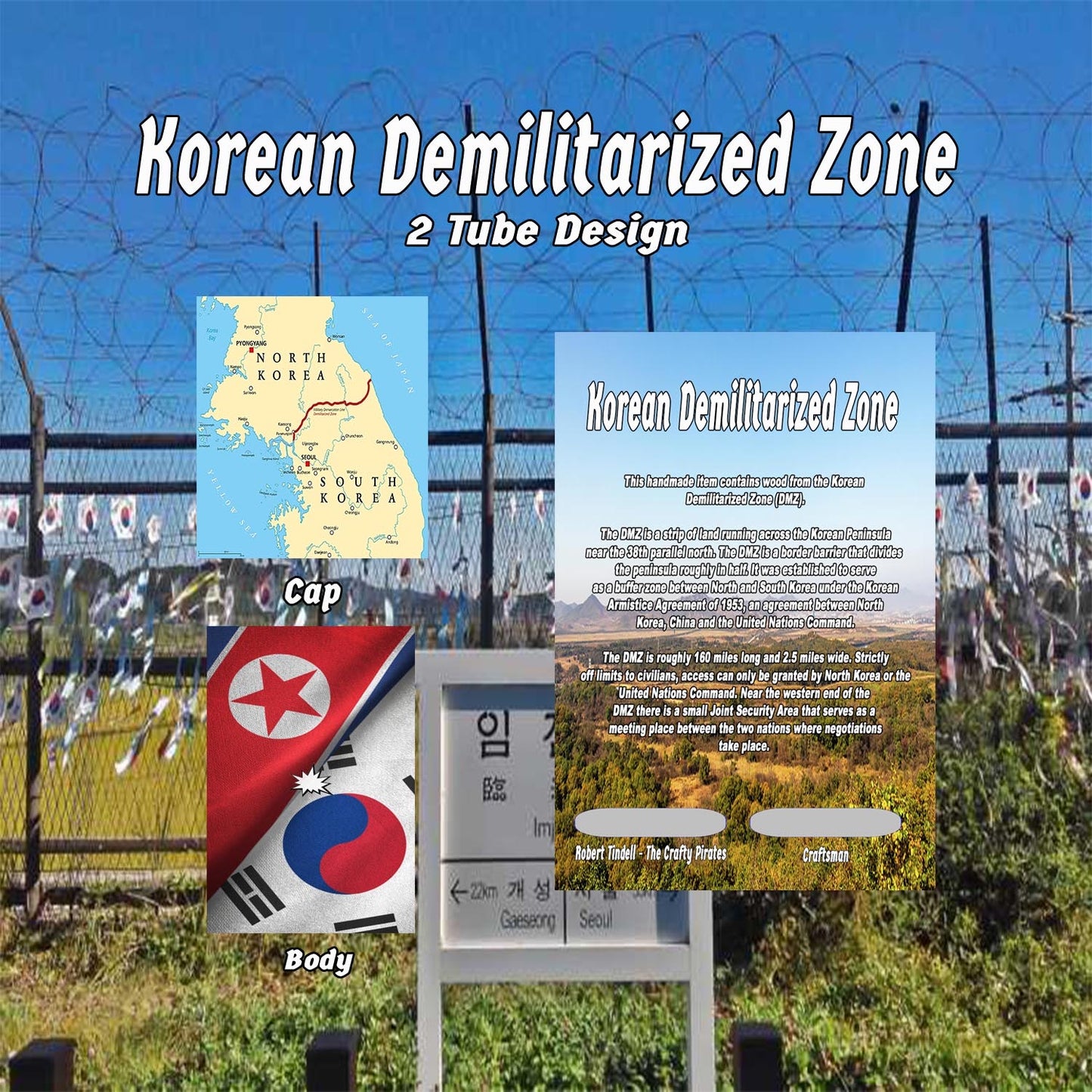 Korean Demilitarized Zone Embed Pen Blank