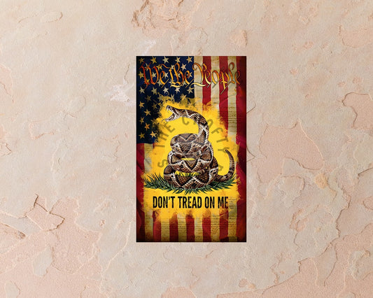 We The People Gadsden Flag Pen Blank