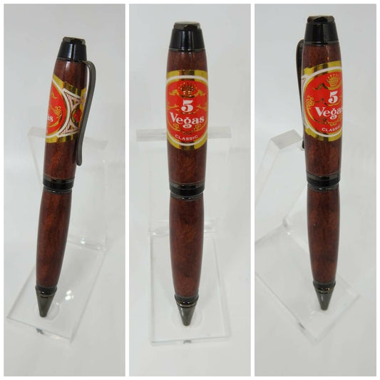 Cigar Band Twist Pen (5 Vegas)