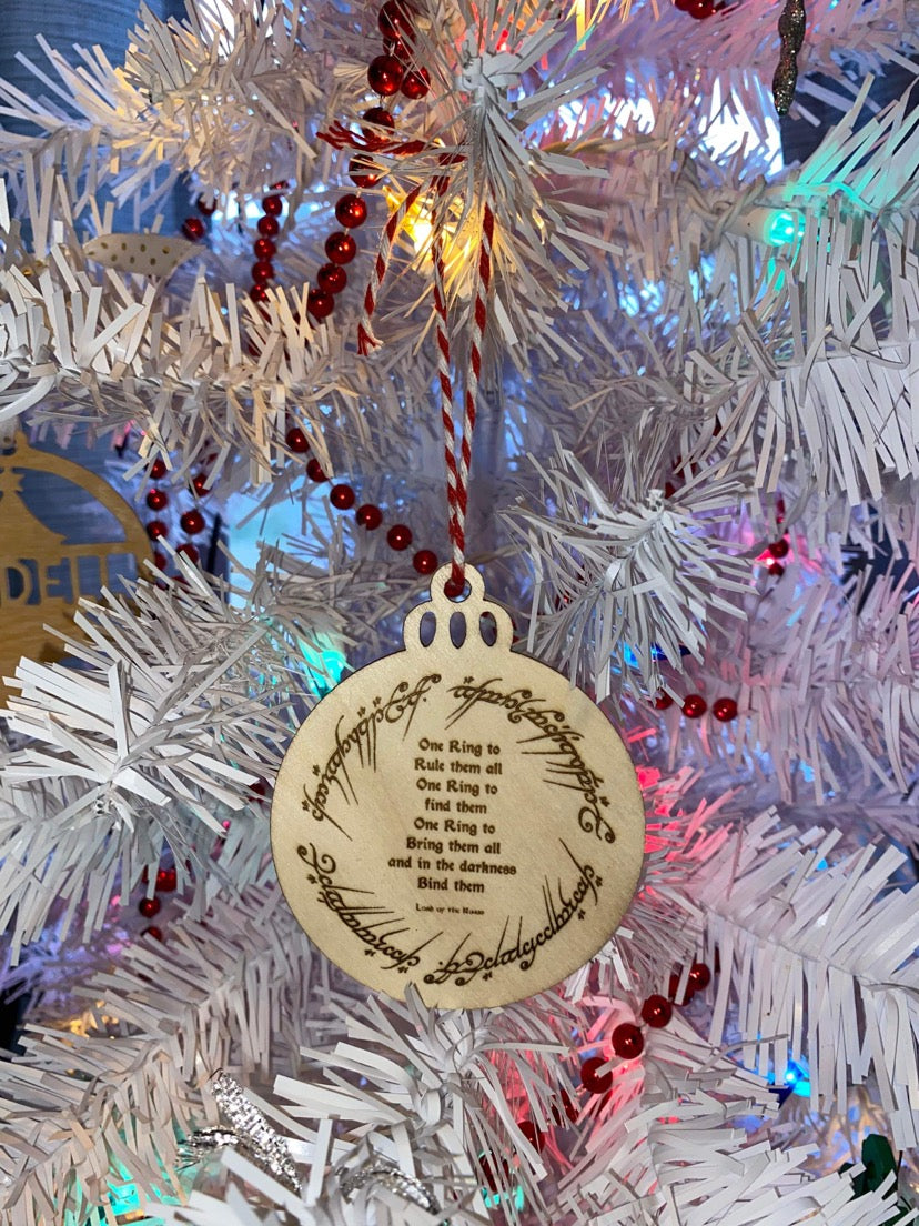 Lord of the Rings Christmas Ornament